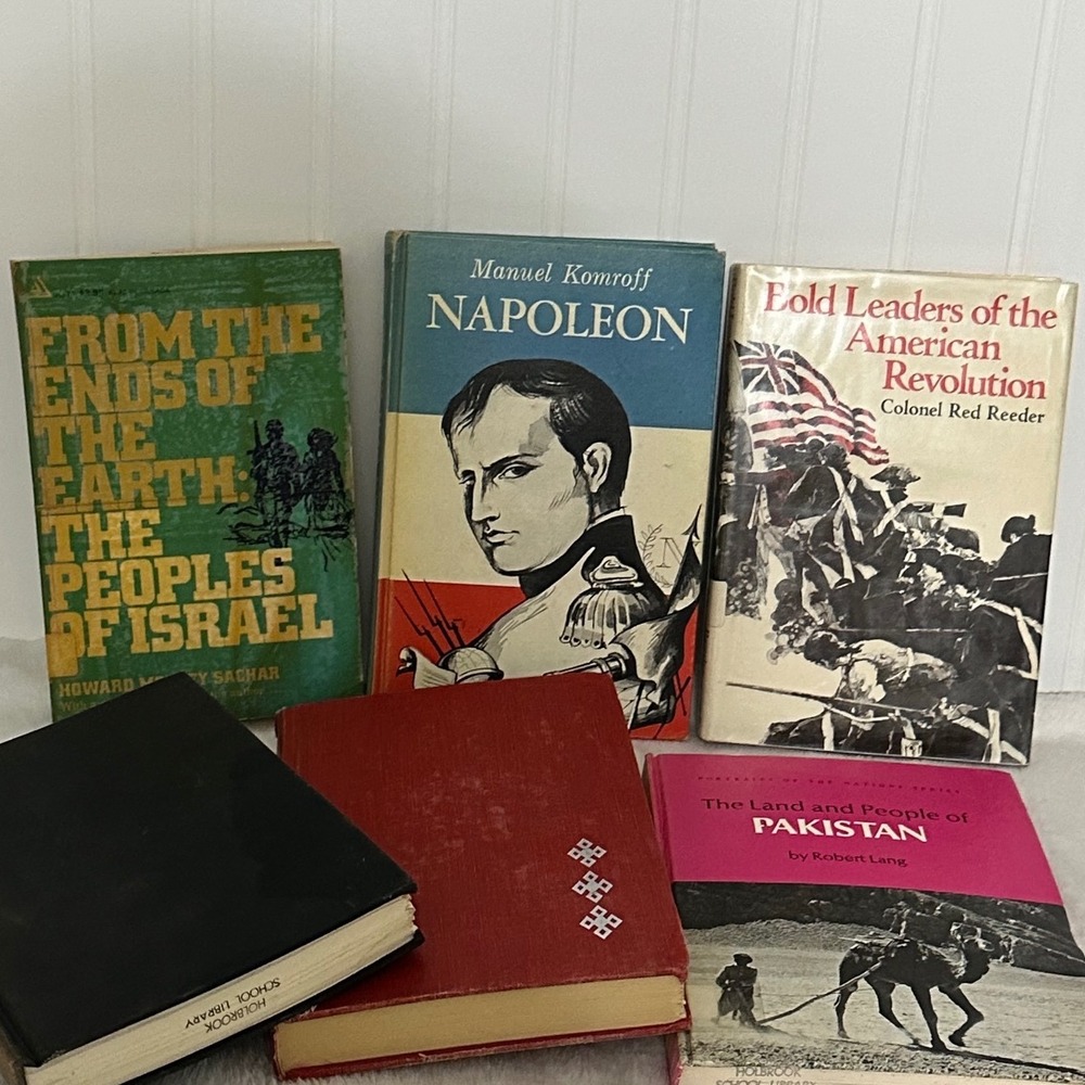 Vintage History Biography Book Lt 6pc Napoleon Israel Pakistan Japan Kilimanjaro - Picture 4 of 11